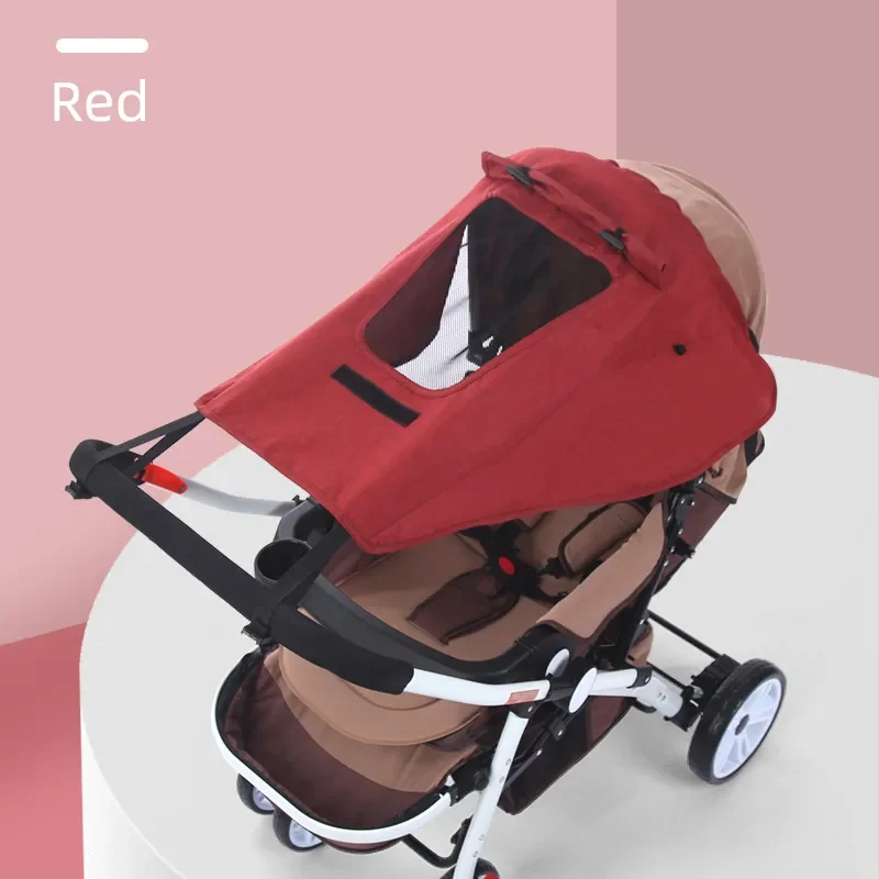 Acessórios universais para carrinho de bebê, proteção solar, proteção uv, dossel, capa para carrinhos de bebê, assento de carro, viseira solar