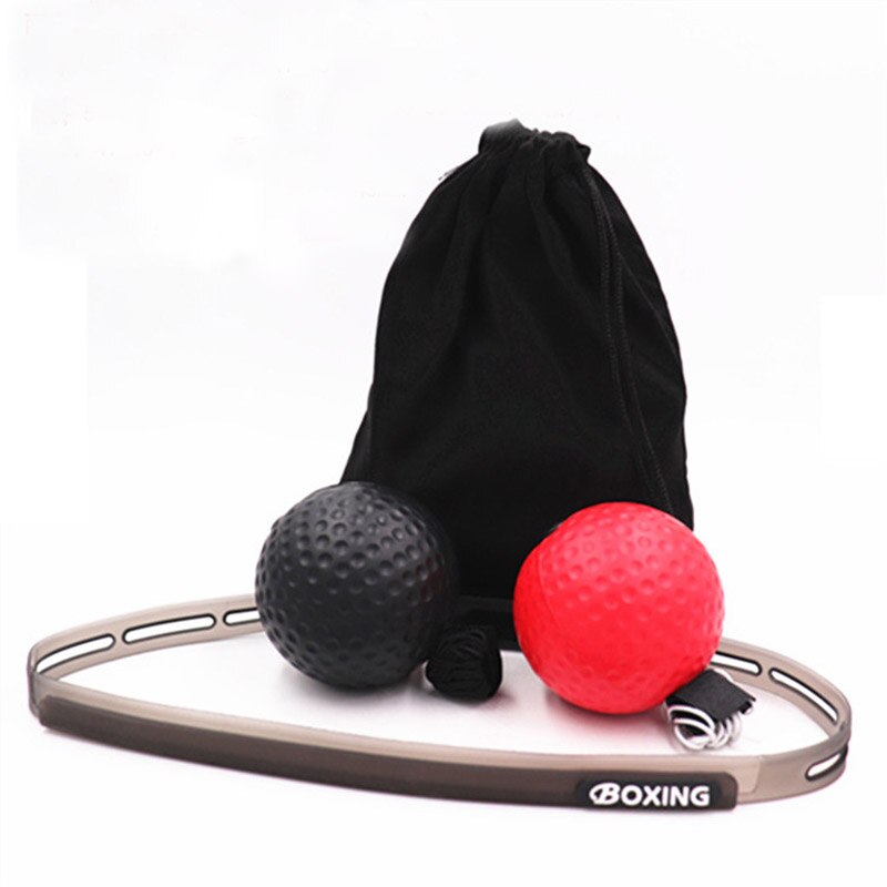 Boxing Reflex Ball Set 3 Difficulty Level Boxing Balls with Adjustable Headband for Punching