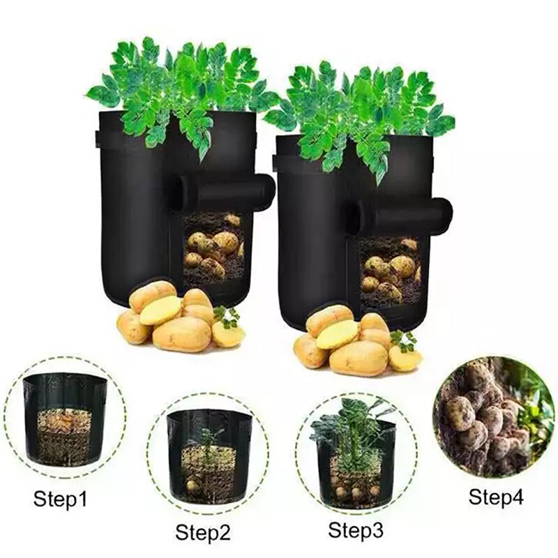 Casa contenitore bonsai Pianta Borse E Ripari per Piantumazione Giardino di Patate Serra Verdura Fiore che cresce Borse Verticale giardino Borsa Piantina Pentola