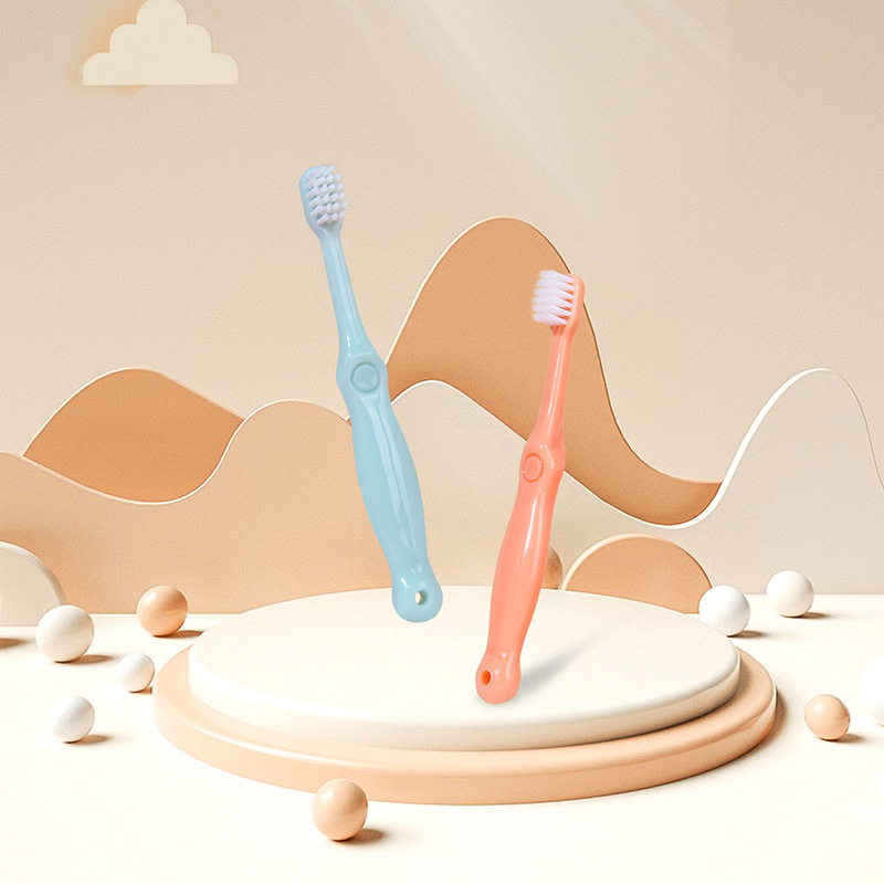 3 Stks/set Kinderen Tandenborstels 2-5 Jaar Oud Candy-kleurige Leuke Baby Baby Zacht Haar Tandenborstels Voor zuigelingen Tandenborstel