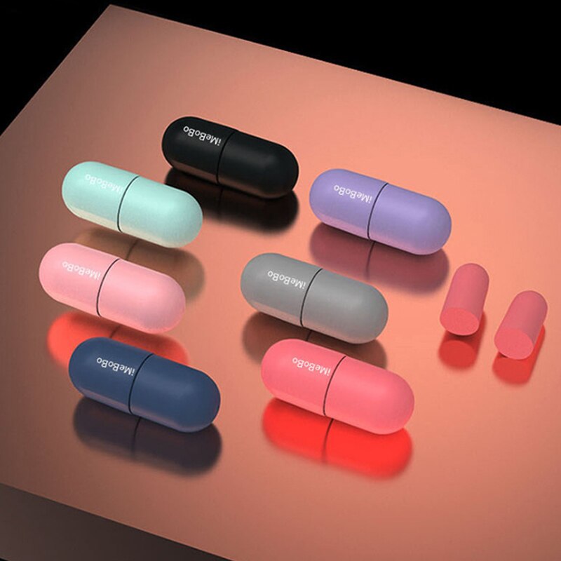 Tapones para los oídos de espuma viscoelástica, cápsula súper insonorizada para dormir, artefacto antirronquidos para dormitorio, caja de pastillas antirruido, 1 par