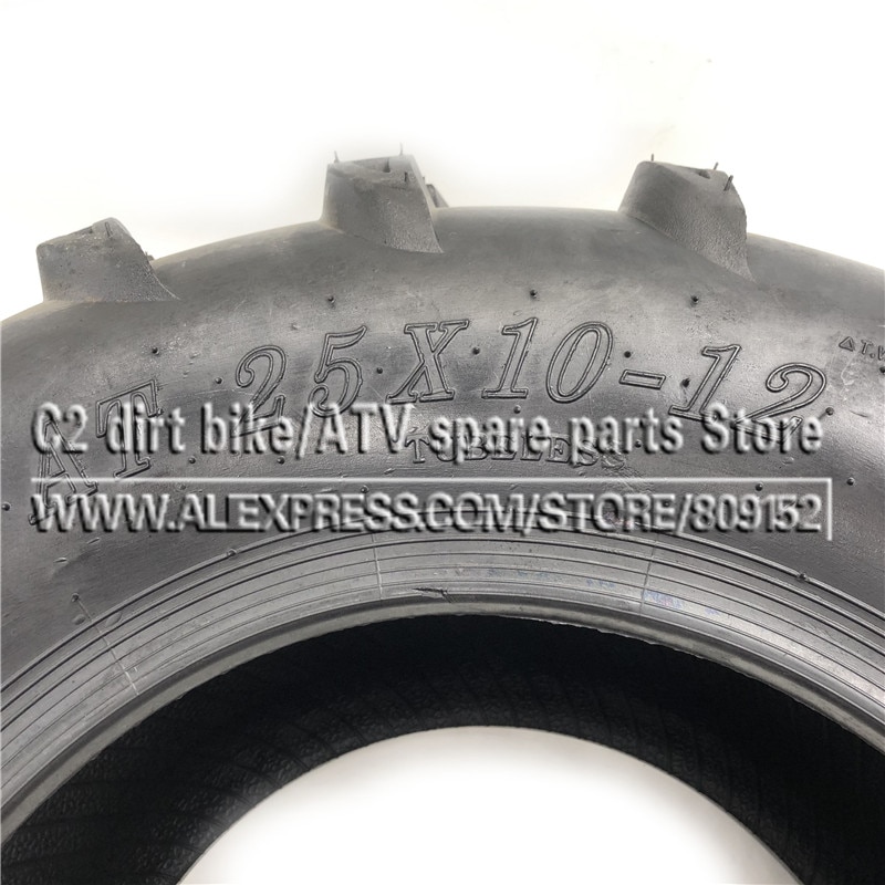 12 tommers atv dekk  at 25 x 10-12 dekk fire hjul kjøretøy off road motorsykkel for kinesiske 150cc 200cc 250cc store atv hjul felger
