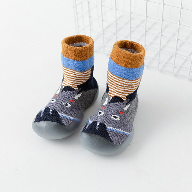 Babyschoentjes winter verdikking antislip lente herfst cartoon dieren schoen kind peuter meisje jongen zacht baby casual eerste stappers: 4 / 18-24 maanden