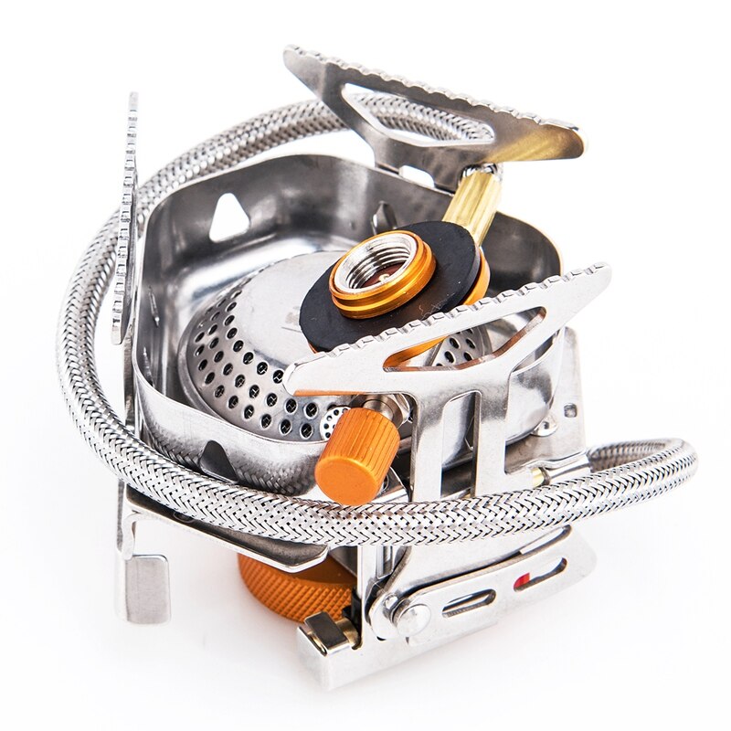 Widesea camping-windkocher, tragbar, mit piezozündung, leichter gasbrenner für outdoor-aktivitäten