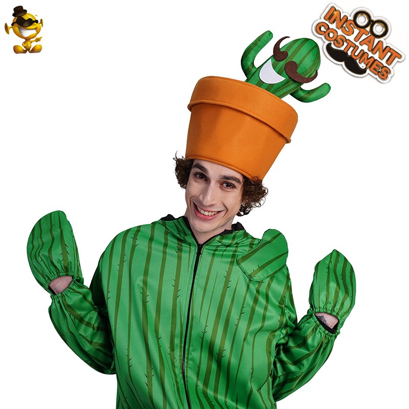 QLQ-Sombrero de Cactus Unisex para adultos, disfraz de , verde, divertido, para hombre y mujer: Default Title