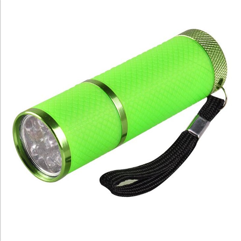 Mini máquina de fototerapia portátil de 9led, lámpara ultravioleta UV, linterna, secador de uñas rápido, herramienta tostada: 4