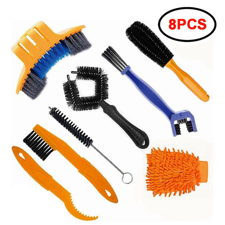 Uniquez Nettoyant chaîne vélo Pak - Brosse chaîne - Brosse - Nettoyeur