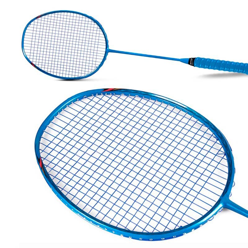 100% Carbon Professionelle Badminton Schläger mit tasche Ultraleicht Offensive Badminton Schläger Schläger outdoor sport Sporting waren: blue