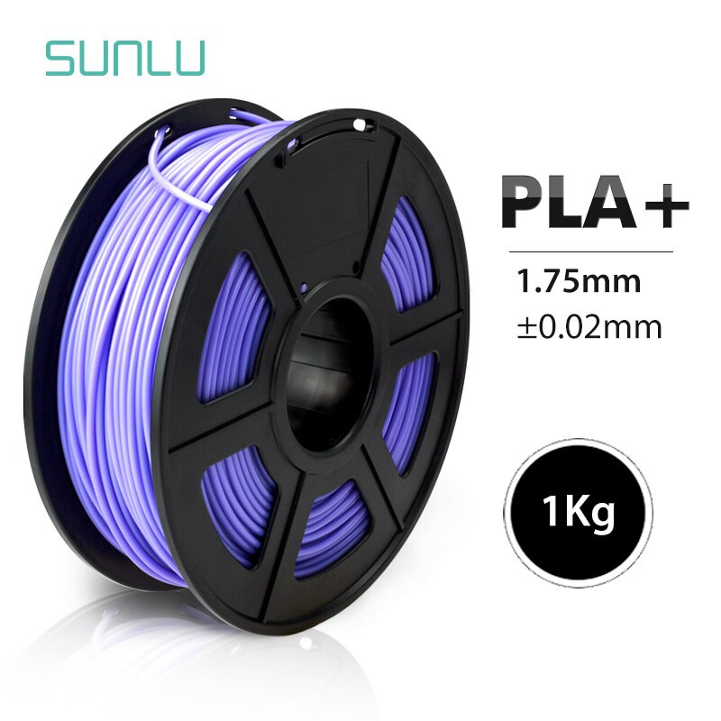 PLA Plus 3D Printer Filament 1kg 1.75mm Good Toughness PLA+/PLA Accuracy Dimension +/-0.02 Grey Color FDM 3D Printing Material: PLA PLUS  PURPLE
