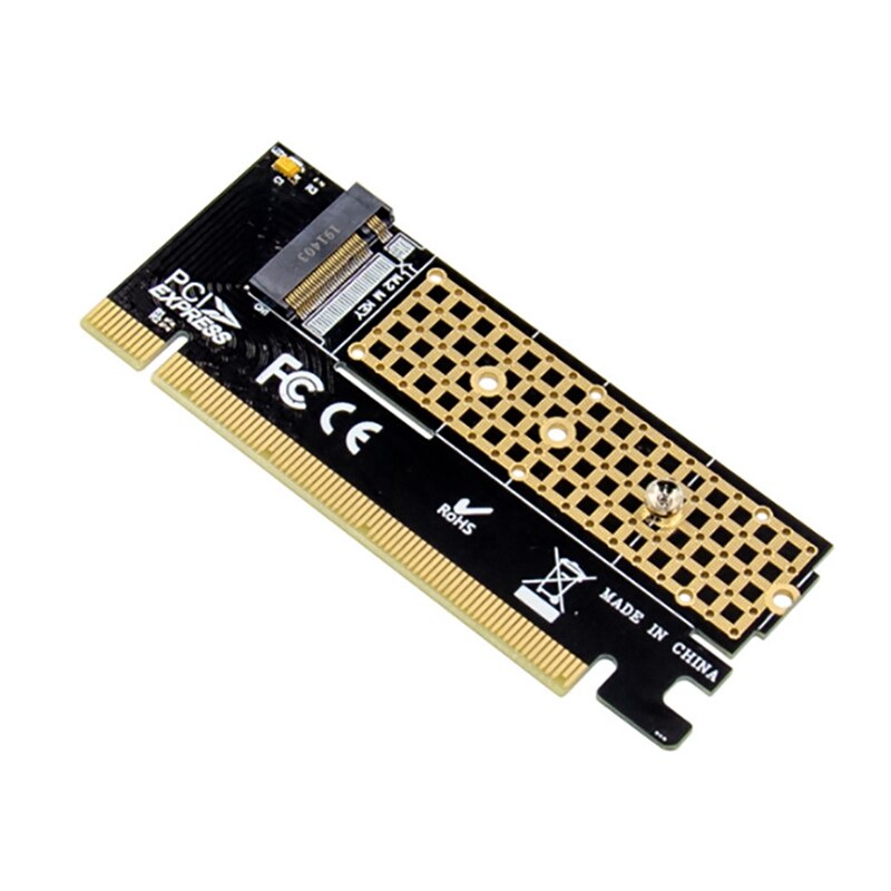 PCI-E X16 to M.2 Key M NVMe SSD Adapter Expansion Card M.2 NVMe Conversion Card for PC Laptop