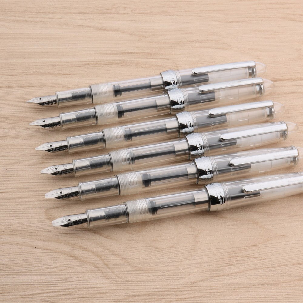 Koperplaat Kalligrafie Vulpen Plastic Transparant Gothic Parallel Aan Art Body Art Platte Tip Vinyl Arabische Business Kantoor