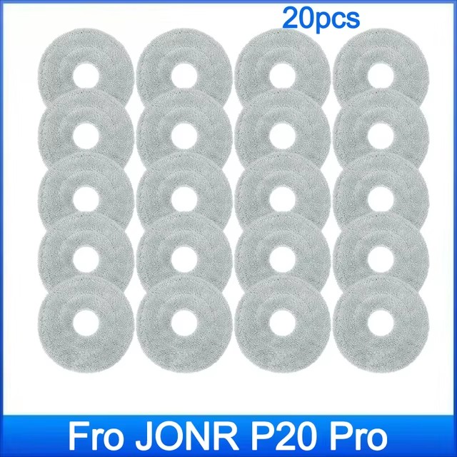 Accessoires de remplacement pour aspirateur (JONR P20 PRO), pièces: sac à poussière en tissu de vadrouille, accessoires de brosse latérale: plum