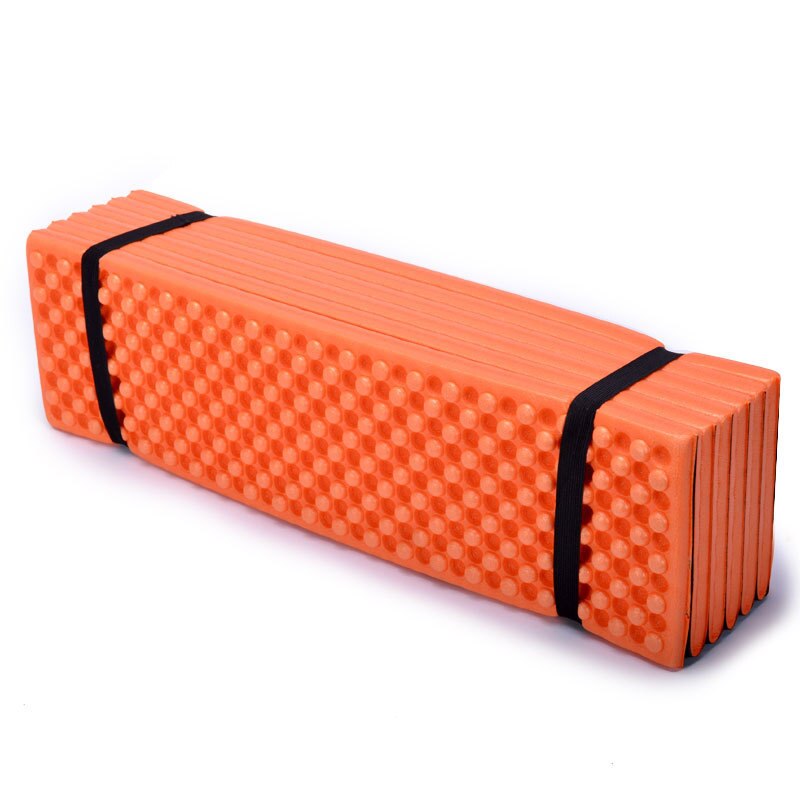 Folded Camping Mat Outdoor Camping Mattress Picnic Mat Waterproof Pads Foam XPE Cushion Camping Bed Sleeping Pads: Orange