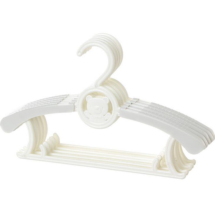Perchero de plástico ajustable multifuncional para bebé, colgador de ropa para niños y adultos, 1 unidad: gray