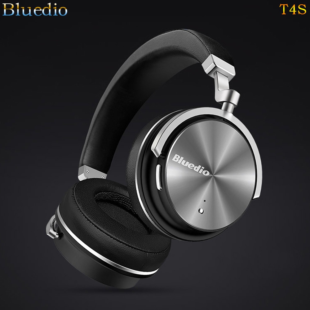 Original Bluedio T4S Active Noise Cancelling Wireless headset Bluetooth Headphones Stereo Bass Music auriculares Mic Call Earbud