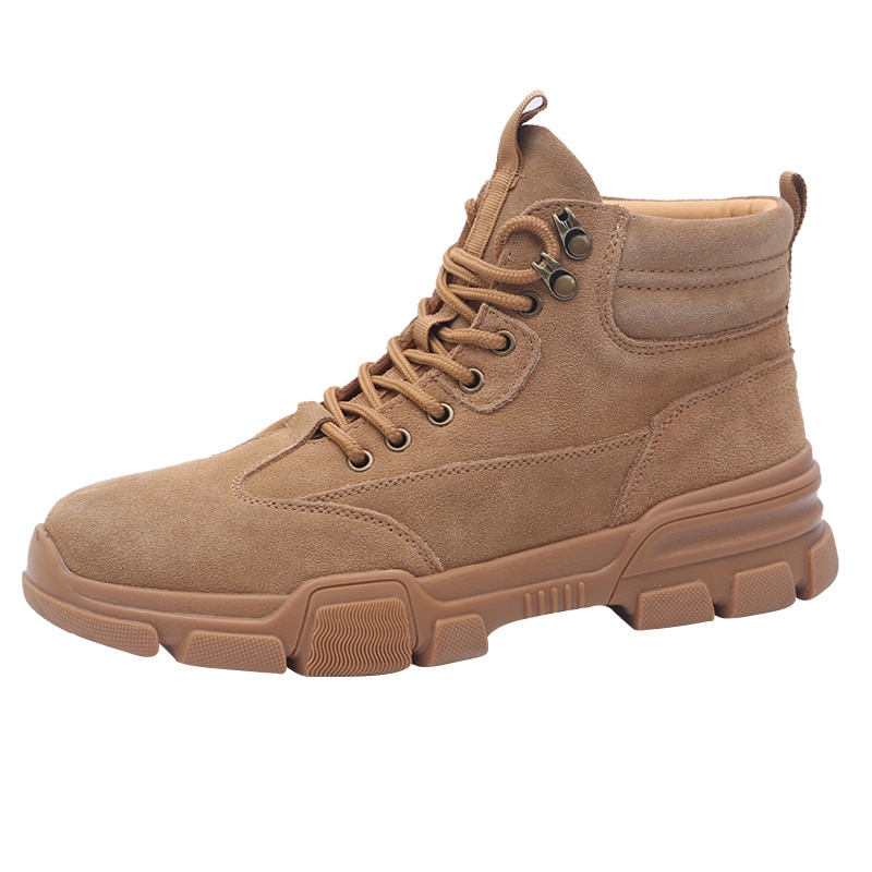 Heren Laarzen Winter Laarzen Britse Trend Mannen Laarzen Retro Laarzen Tij Tooling Schoenen Mode Mannen Sneeuw Schoenen Werken veiligheid Schoenen