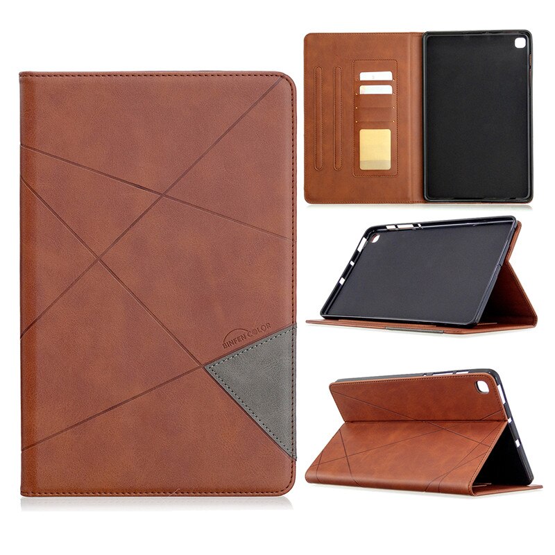 Case For Samsung Galaxy S6 Lite 10.4" SM-P610 SM-P615 Luxury Leather Stand Tablet Funda For Galaxy Tab S6 Lite Case P610 P615: 02 Brown