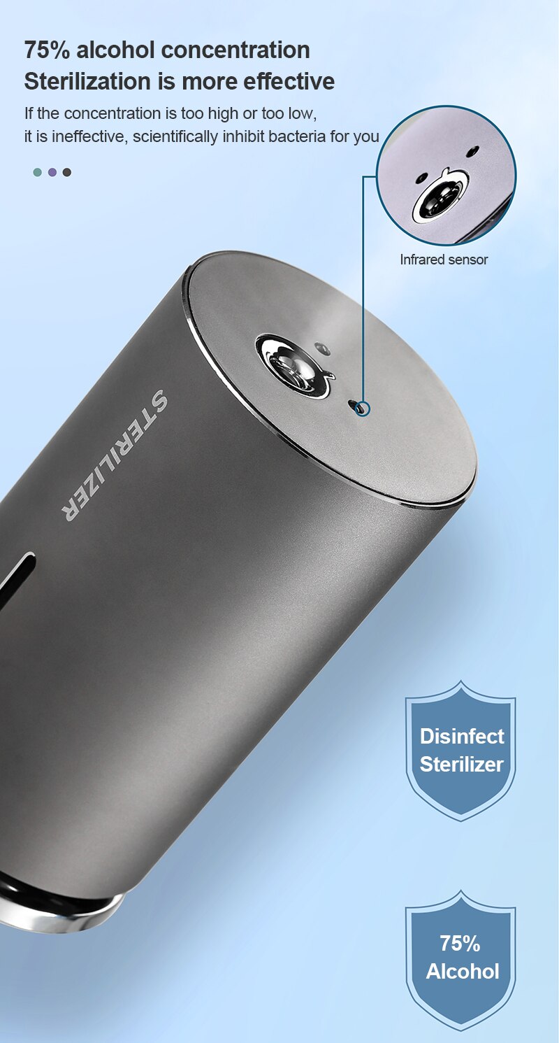 Gesture smart sensor atomization spray mobile phone alcohol spray contactless hand washing sensor hand washing