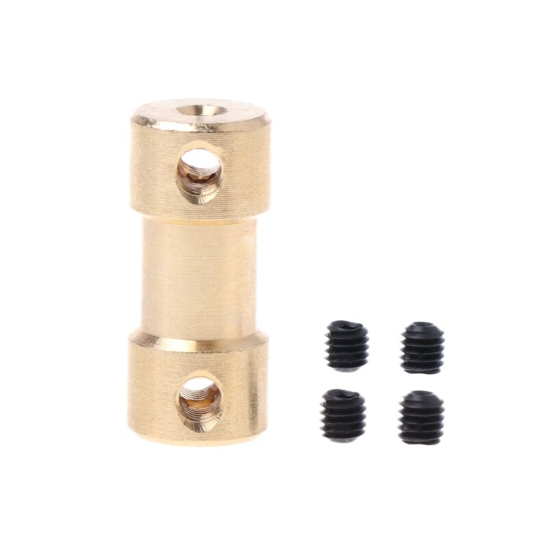 Acoplador del eje de cobre del Motor, adaptador de la manga del conector, 2-5mm, de EE. UU.