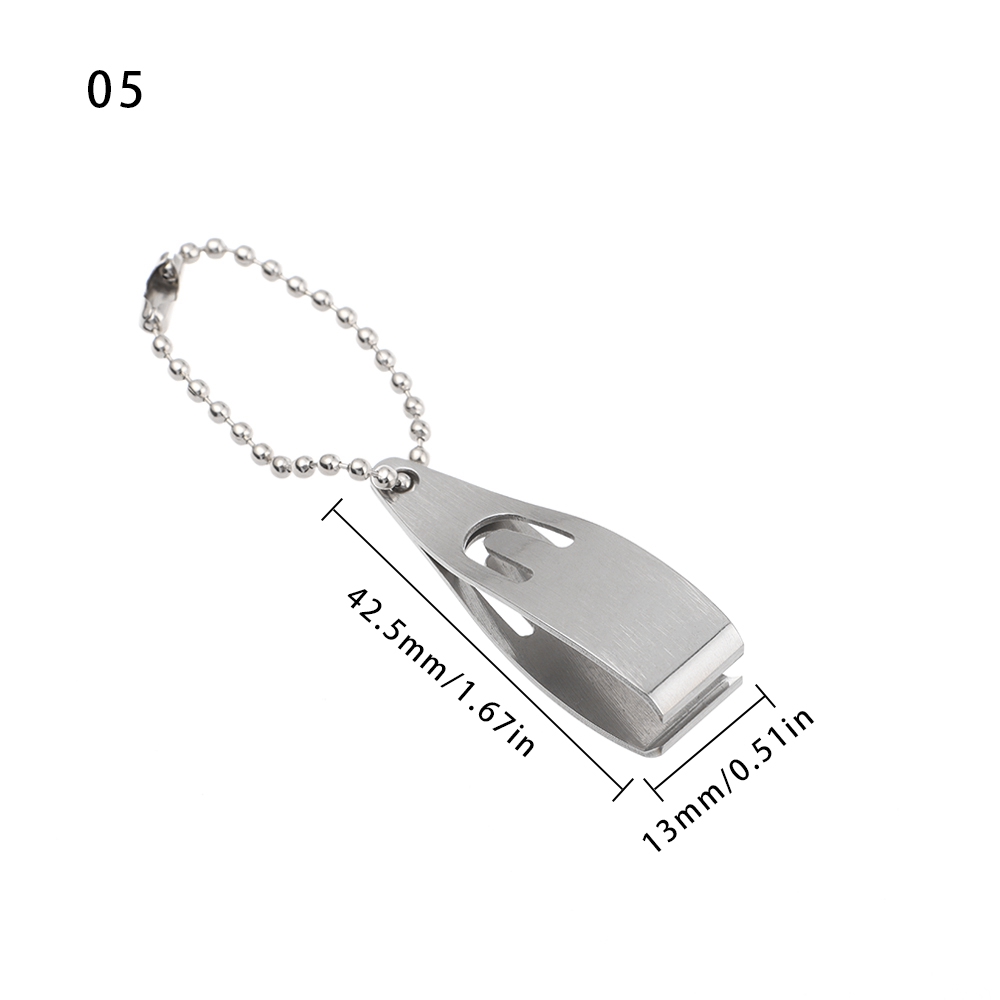 1PC Mini Stainless Steel Fishing Line Cutter Portable Quick Carbon Wire Cut Pliers Lure Hook Line Remover Scissors Fish Tackle: 5