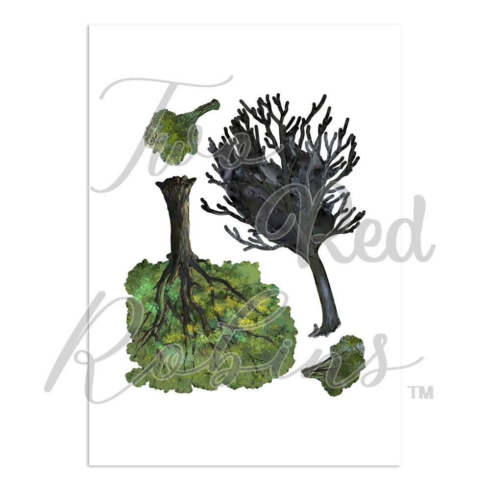 From Afar Telegraph Pole Silver Birch Forest a Fluffle Rabbit Metal Die Cut Set Scrapbooking Decoration Embossing Molds