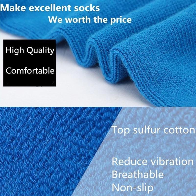 Men's Red Team Basketball Socks Air Permeability Thickening Socks Perspiration Odor Resistant Friction Proof Socks