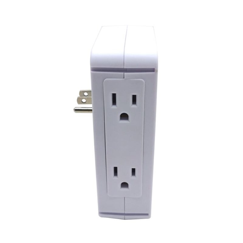 8 Port Surge Protector Wall Outlet, 6 Electrical Outlet Extenders, 2 USB Chargin Y4QC