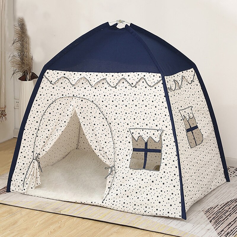 130*100*130cm Kids Indoor Outdoor Castle Princess Tent Bed Little Castle Princess Oversized House Folding Game Birthday: F