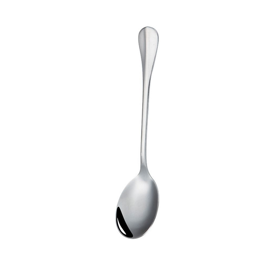 Kitchen Dinner Dish Tableware Soup Spoon Restaurant Large Stainless Steel Distributing Scoop Buffet Serving Supplies