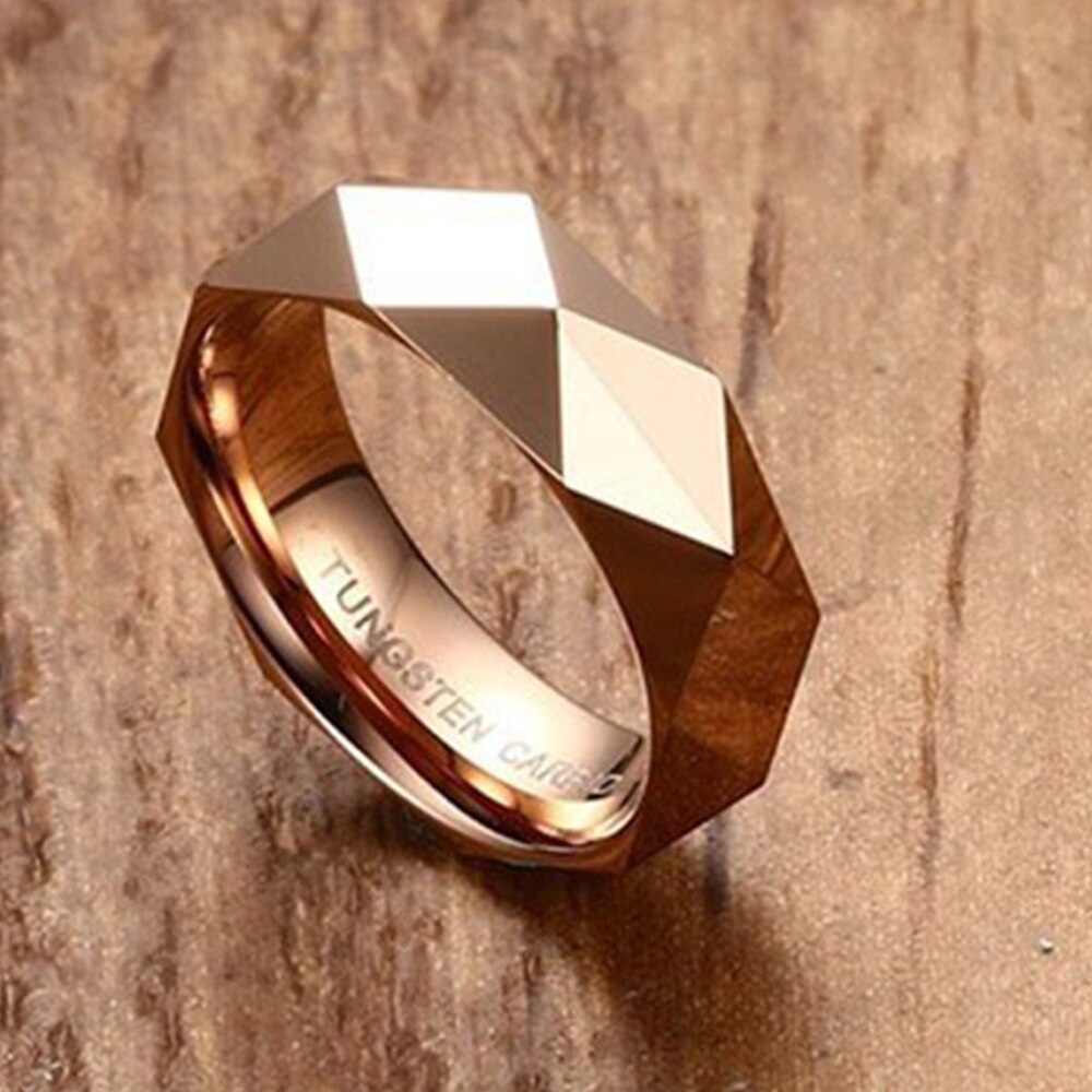 Tungsten Ring Wedding Bands Ring Geometrische 6mm Vrouwen Tungsten Carbide Ringen Sieraden Unisex heren Tungsten Ring