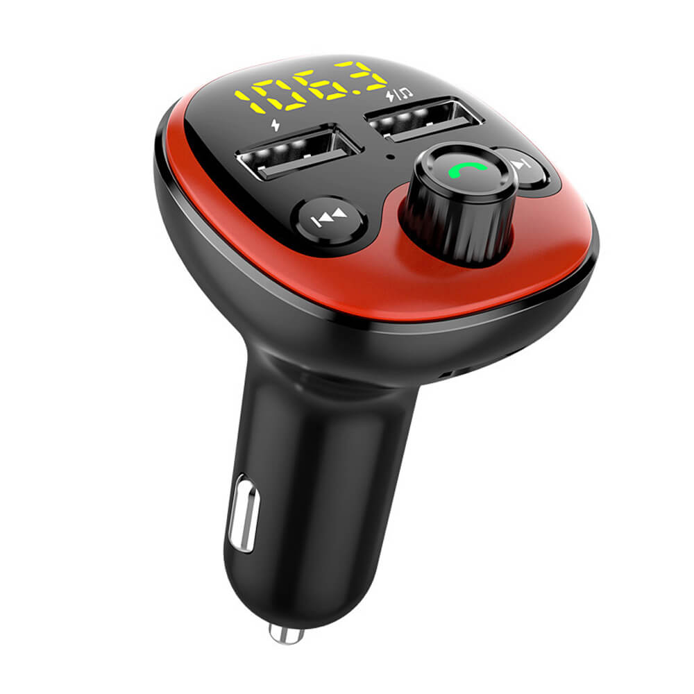 Car Charger Fm-zender Draadloze Muziek Bluetooth 5.0 Qc 3.0 3.1A Quick Charge Tf Card/U-Disk/MP3 Speler Telefoon Accessoires