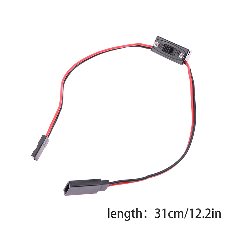 Connecteur récepteur de batterie avec interrupteur marche/arrêt, pour HSP RC 1/10 1/8, voiture inoler bumosquito multicopter modèle d'avion