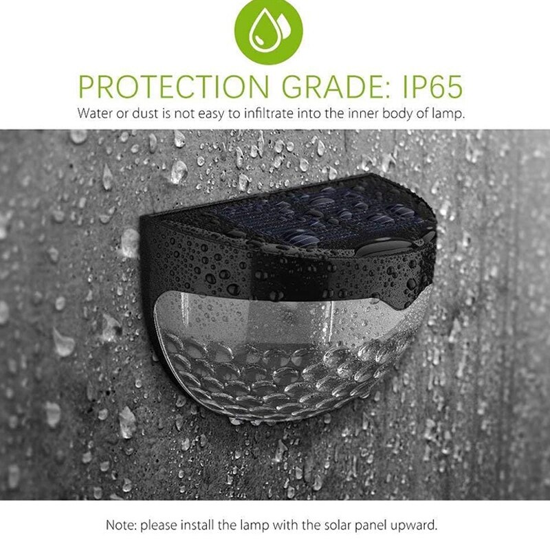 Solar Verlichting Outdoor Led Tuin Decoratieve Verlichting Waterdichte Draadloze Zonne-verlichting Voor Stappen/Hek/Oprit 8 Pcs