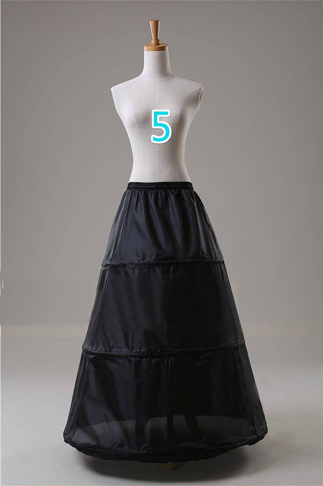 Schwarze Braut Petticoat Krinoline Unterrock Band/Hoopless/Meerjungfrau/Fishtail: 5