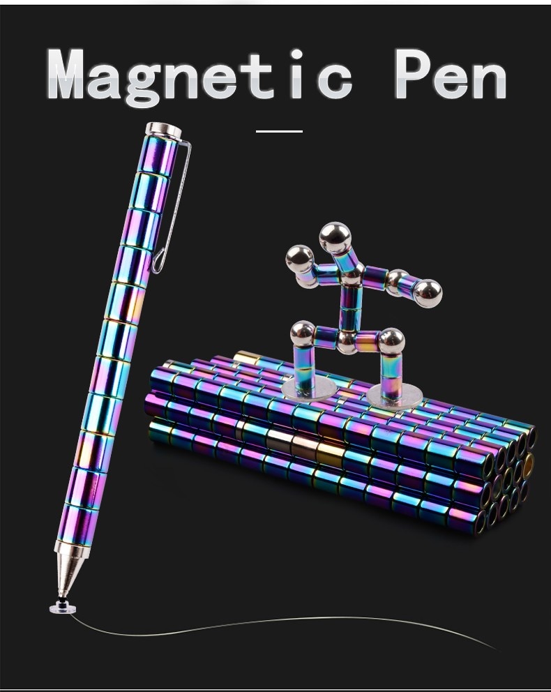 Magneet Pen Multi-color Magnetische Multifunctionele Pen, Multifunctionele, Schrijven, Stress-Verminderen