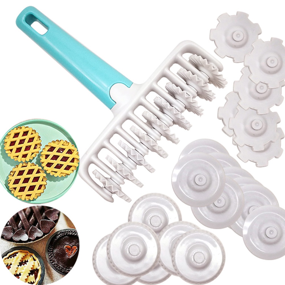 37Pcs Noodle Maker Handig Handleiding Plastic Roller Deeg Cutter Deeg Cutter Cookie Deeg Maker Voor Keuken Bakken