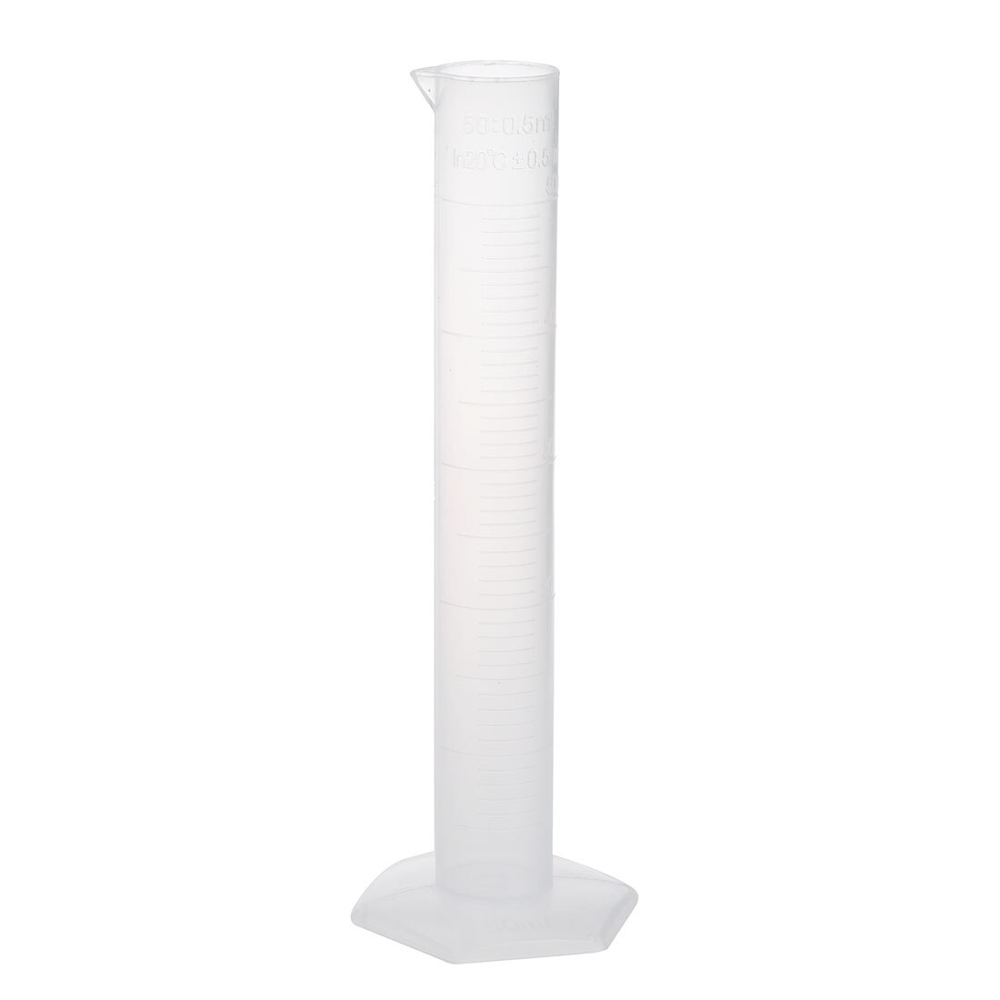 4 pcs Transparent Plastic Measuring Cylinder