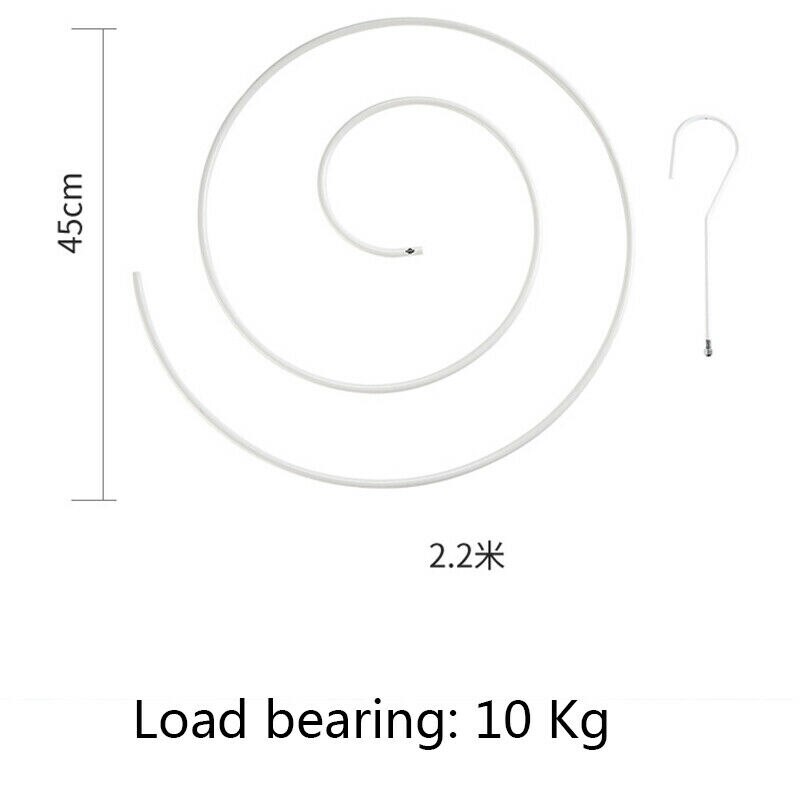 Rotary Snail Round Drying Rack Round Laundry Drying Rack Airer Drier Clothes Stainless Steel Sock Hanger convenient Drying Tools