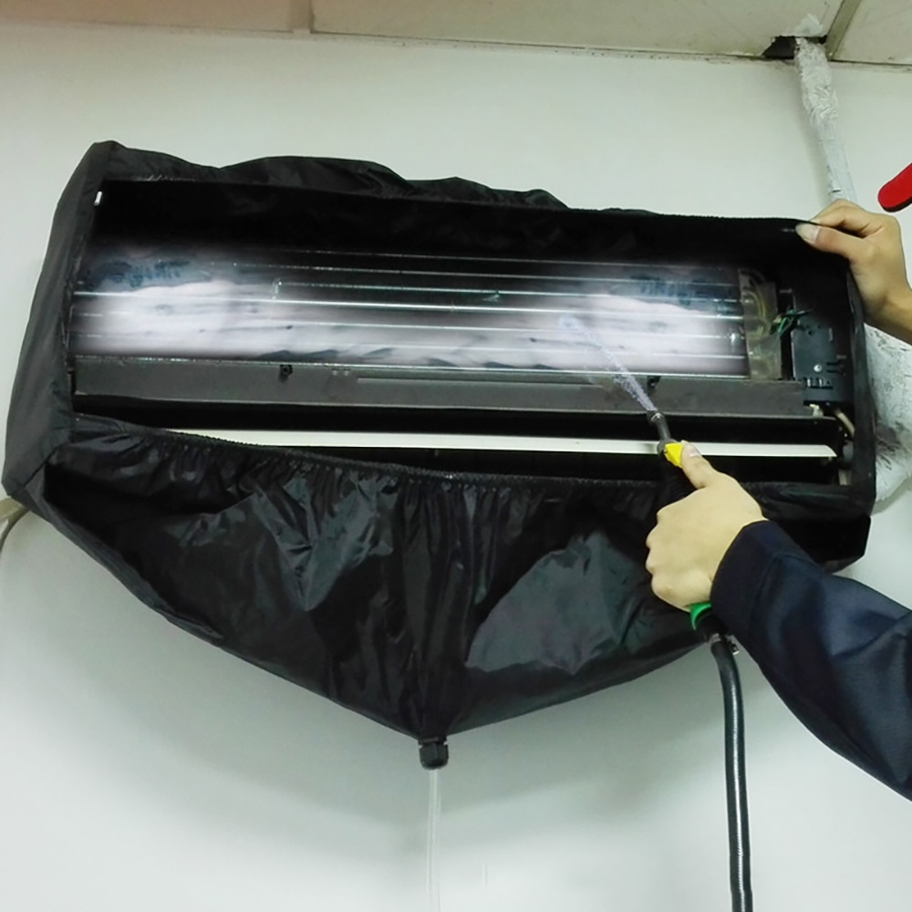 Waterdichte Airconditioner Cover Case Airconditioning Protector Organizer Anti Dust Cleaning Wassen Cover Home Stofzuigerzakken