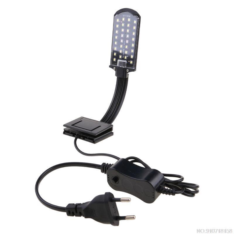 Ampoule LED à clipser pour Aquarium 100-240V, lumière blanche, éclairage pour croissance de plantes aquatiques, directe D18 20: 9