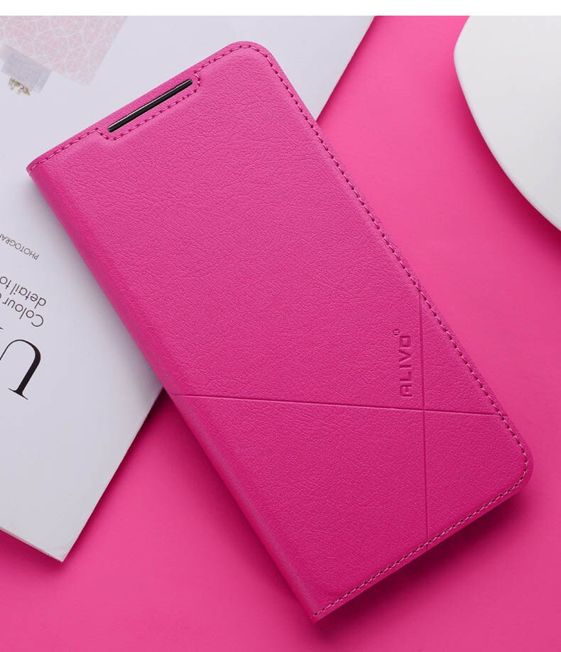 Für Xiaomi Redmi Hinweis 7 Fall Flip Stehen Luxus Brieftasche Fall Für Para Xiaomi Redmi 7 Fall Abdeckung PU Leder hinweis 7 pro Zurück fall: Redmi Note 7 pro / rose color