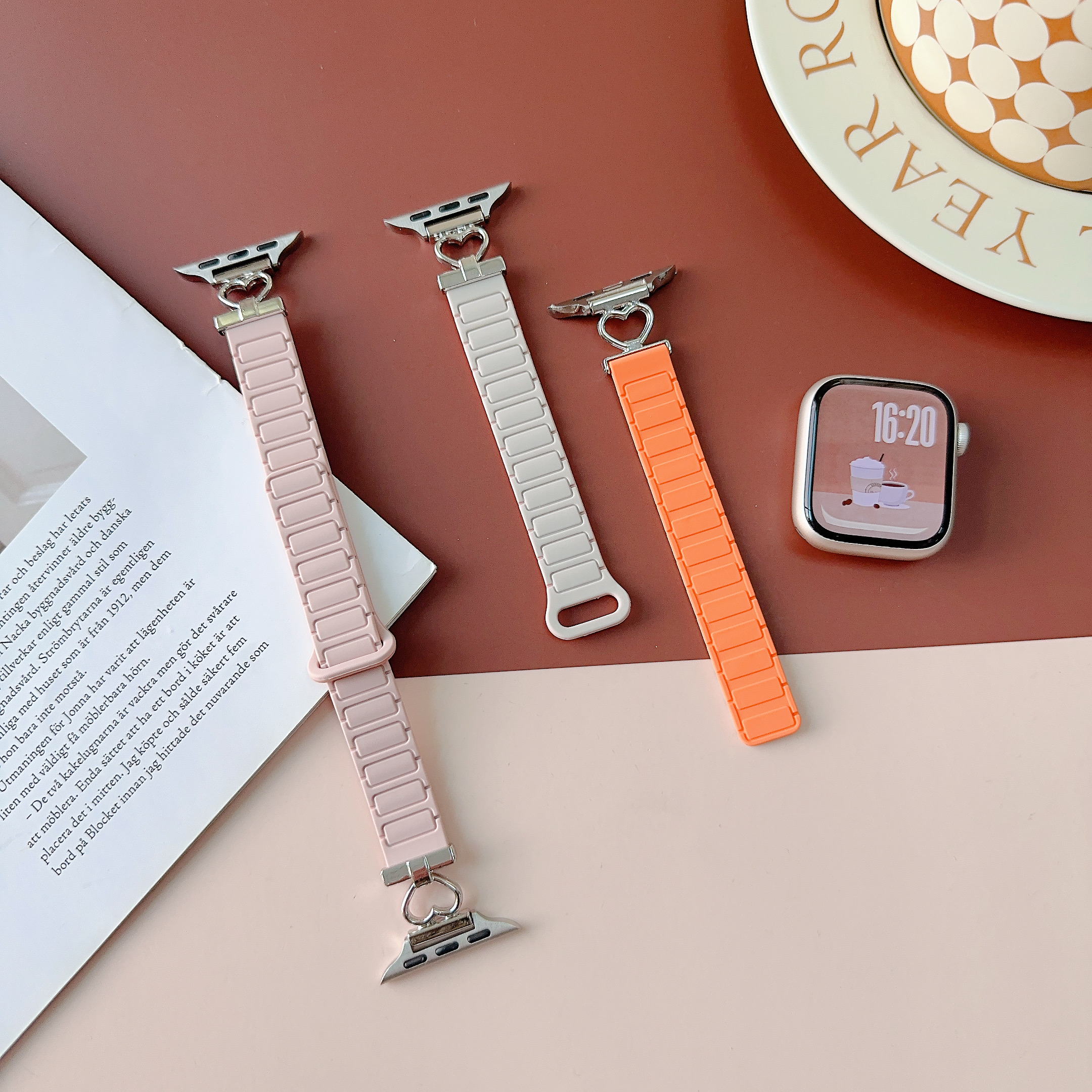 magnetische bandjes voor Apple Watch Band 45 mm 44 mm 40 mm 42 mm 46 mm 41 mm 49 mm 38 mm siliconen armband IWatch Series 10 SE 9 8 7 Ultra 2