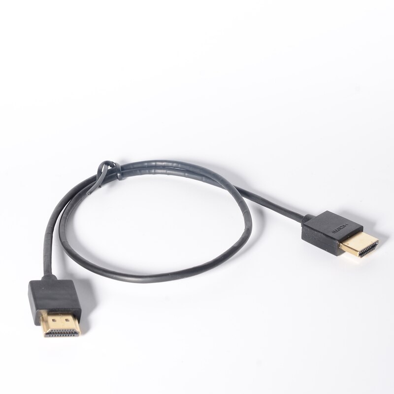 OD 3.0mm Super Soft HDMI male to male Thin Cable for Moto Mobile Phone Tablet 2k 1080p hd Light-weight Portable 30CM 1M 2M 3M