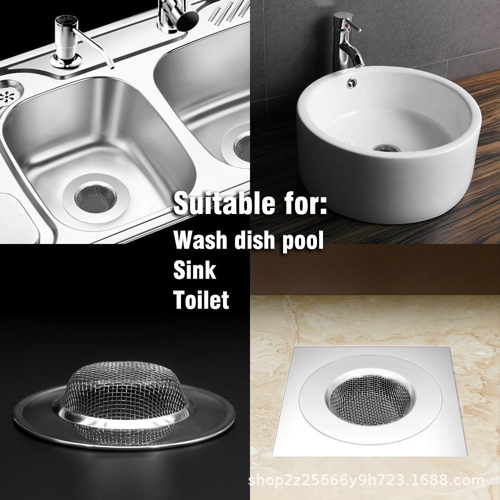 Universele gootsteen rioolzeef wastafel afvoer stop RVS gootsteen afvoer plug filter badkamer vloer afvoer keuken accessoire