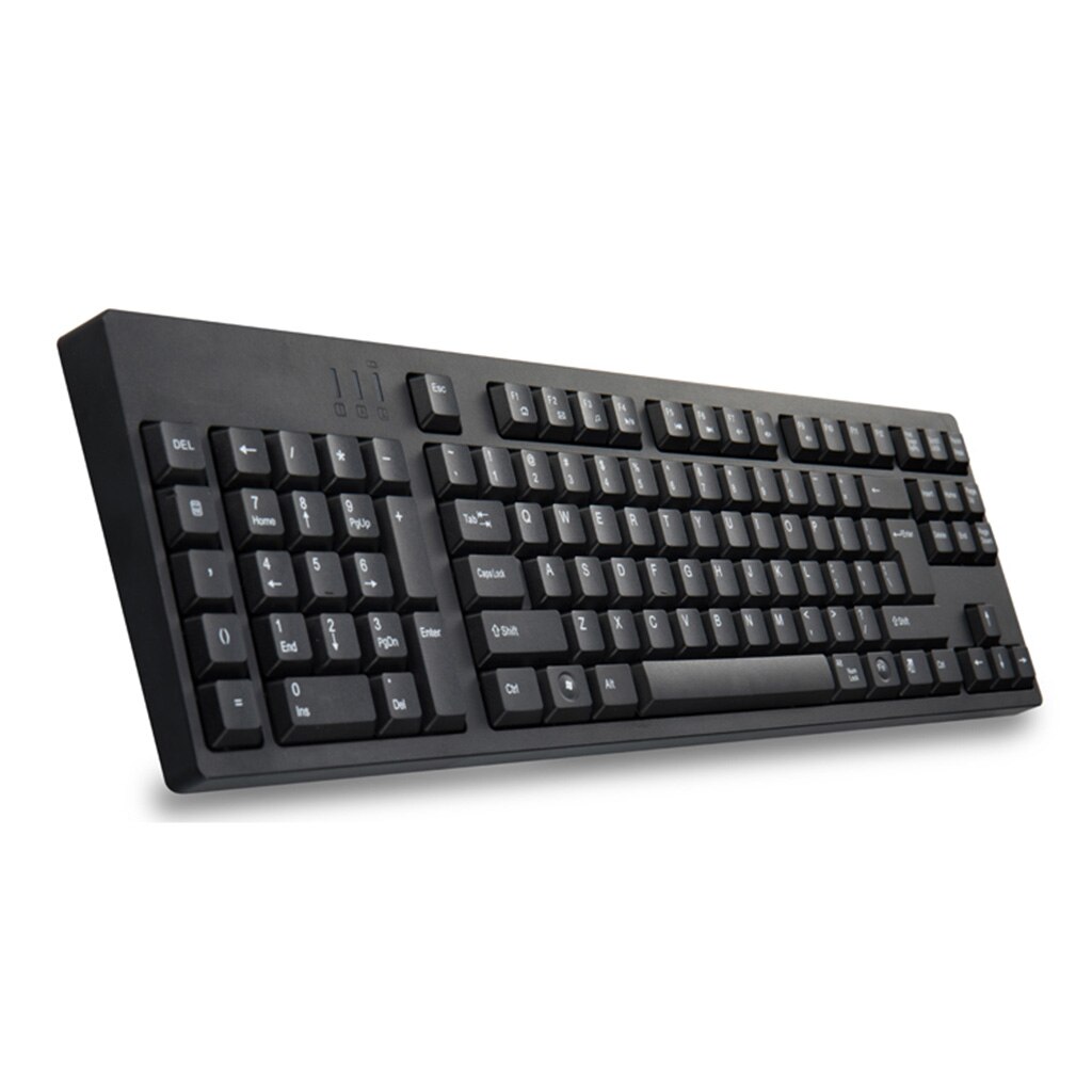 Clavier numérique ergonomique noir pour gaucher, pour pc/ordinateurs portables, avec fil de 1.45 mètres, connexion d&#39;alimentation Micro USB