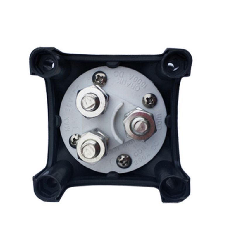 Dual Battery Selector Switch Disconnect for Marine Boat Rv Vehicles 1-2-Both-Off