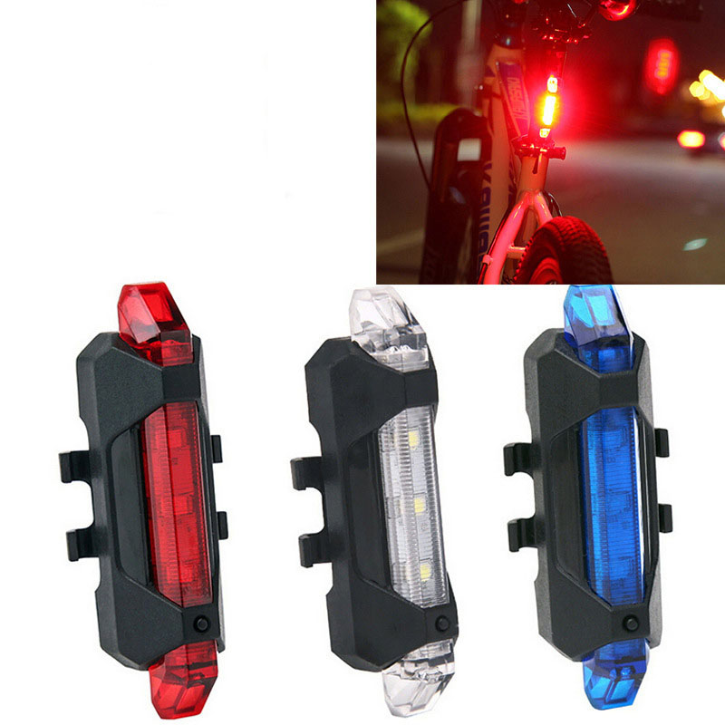 Fiets Usb Opladen Koplamp Mountainbike Rijuitrusting Fiets Licht Waterdicht Fietsen Veiligheid Warningachterlicht Accessoires