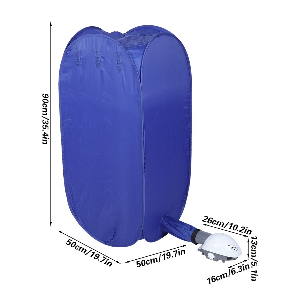 Multifunctional Household Foldable Electric Clothes Dryer Bag Hanger Drying Machine 800W Laundry Clothing Rack