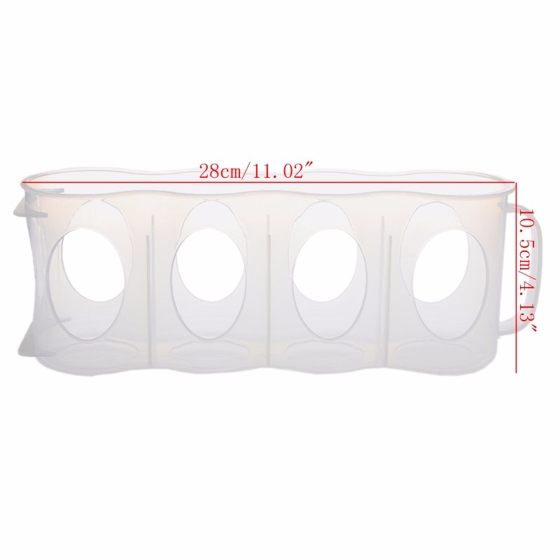 Plastik drikkevare øl eller sodavand dåse opbevaring organizer holder køkken køleskab pantry pladsbesparende organisation rack  z07