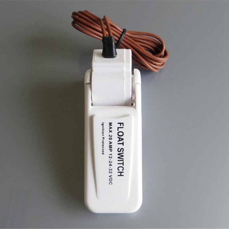 NewPortable Marine Water Level Float Switch Ignition Protection for Bilge Pump 12V-24V-32V Leakproof on Off Controller
